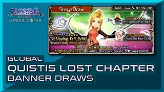 Dissidia Final Fantasy: Opera Omnia - Quistis Lost Chapter Banner Draws