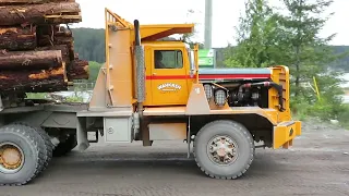 Hayes HDX logging truck, British Columbia