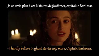 FRENCH LESSON - learn french with movies ( french + english sub ) Pirates of the Caribbean I part5