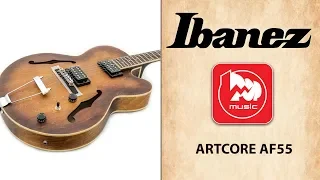 Полуакустическая гитара IBANEZ ARTCORE AF55 TOBACCO FLAT