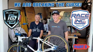 "We are breaking the curse!" - the Race Inc RA26 BMX Cruiser Build - Part 3 - #bmx