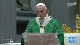 Papa Francesco, Messa d'apertura del Sinodo Amazonico