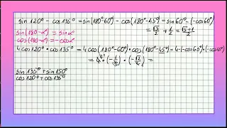 TRYGONOMETRIA od podstaw: powtórka do matury - wzory redukcyjne (proste zadania 12)