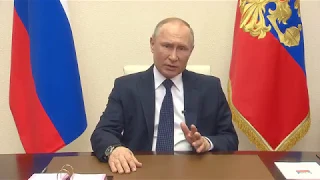 Владимир Путин 2 апреля 2020 года выступил с обращением к россиянам из-за коронавируса