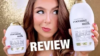 OGX Coconut Milk Shampoo & Conditioner Review