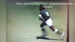 Manzoor Junior Best player of Pakistan Hockey