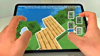 How To ICY BRIDGE In MCPE With New Controls! (Handcam)