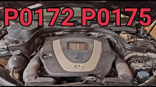 Code P0172 & P0175 on Mercedes W212 E-Class - MAF Sensor & Throttle cleaning