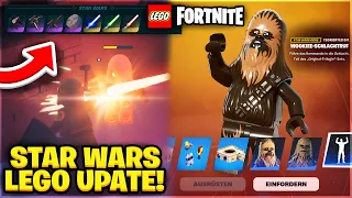 DAS NEUE *STAR WARS UPDATE* IN LEGO FORTNITE! 😱😍 LEGO Pass, Lichtschwerter, Blaster | LEGO Fortnite