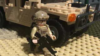 Desert shootout (Lego stop motion animation)