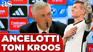 ANCELOTTI | RESPUESTA INOLVIDABLE sobre TONI KROOS DESPEDIDA Real Madrid Betis