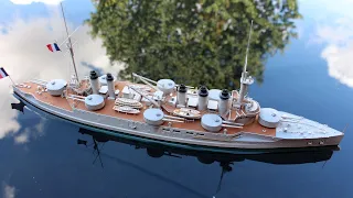 Hobbyboss 1/350 French Navy Battleship Danton | RC Conversion