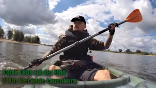 Tages Tour auf dem wasser | Bleckede-Lauenburg | 21km mit dem Kajak !