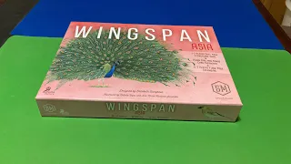 Wingspan Asia unboxing