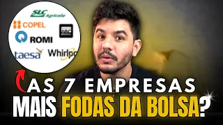 7 EMPRESAS QUE PAGAM DIVIDENDOS E CRESCEM RÁPIDO!