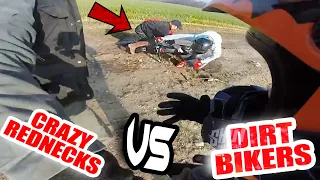 Stupid, Angry People Vs Dirt Bikers 2021 - Angry Man Chases Motorcycle