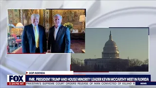 Former President Trump & House Minority Leader Kevin McCarthy Meet In Florida