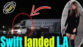 OMG! Taylor Swift's private jet landed in Los Angeles for the Grammy Awards