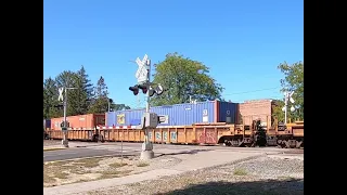 Short Norfolk Southern intermodal headed east through Vermilion