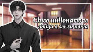 Chico millonario de tu clase te obliga a ser su novia | Asmr Roleplay |