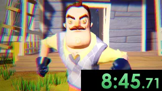 Hello Neighbor speedruns are incredibly broken