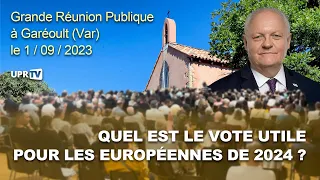 Quel est le vote utile pour les européennes 2024 ? - Réunion Publique à Garéoult