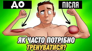 СКІЛЬКИ РАЗІВ НА ТИЖДЕНЬ ПОТРІБНО ТРЕНУВАТИСЯ?