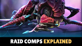 Raid comps and team synergies