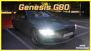 Watch out Mercedes E-class! The all new Genesis G80 is coming for a night drive!