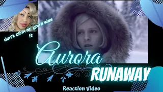 FIRST TIME EVER!!! Listening to AURORA "RUNAWAY" / REACTION!