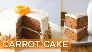 DELICIOUS Carrot Cake Recipe | Anyone can make this cake!