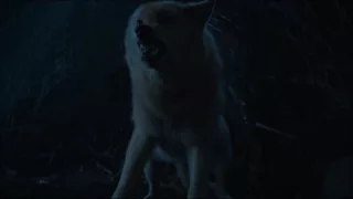 Game of Thrones 06x05 - Meera Reed vs White Walker & Direwolf Summer death