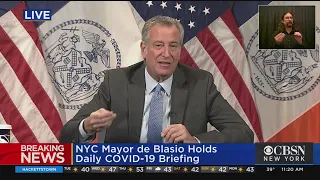 Mayor De Blasio's Daily COVID Briefing