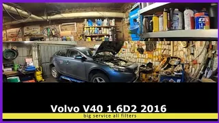 Volvo V40 2016 1.6D2 big service