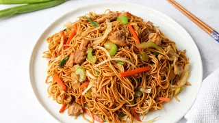 Better than takeout Chicken Chow Mein in 30 minutes or less!