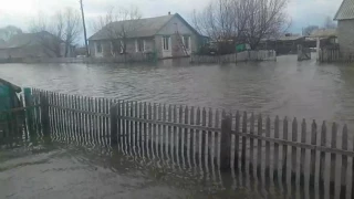 Потоп. Костанайская обл., Сарыколь.