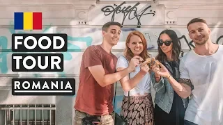 IS ROMANIAN FOOD GOOD?! Bucharest Step By Step Food Tour Vlog 2018