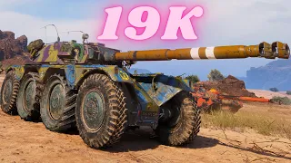 Panhard EBR 105  19K Spot + Damage,Manticore,T- 100 LT, Bourrasque,T49,Char Mle. 75,Rheinmetal,WOT