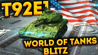 T92E1 Бывший ПТУР , на что способна ЛТ Wot Blitz