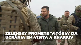 UCRÂNIA | Zelensky promete 'vitória' ucraniana em visita a Kharkiv