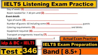 IELTS Listening Practice Test 2022 with Answers [ Actual Exam - 346 ]