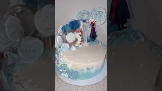 DIY 🎂 ДЕТСКИЙ ТОРТ ❄ ХОЛОДНОЕ СЕРДЦЕ ☃️