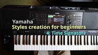 Yamaha Style creation 04: Time Signature