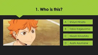 Haikyuu: Guess the character