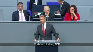 Generalaussprache zur Regierungspolitik - Christian Lindner (FDP)