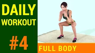 Daily Workout Routine#04: Full Body + Cardio
