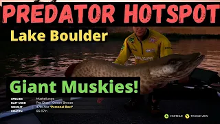 Predator Hotspot Lake Boulder - Catch Giant Muskies! - Fishing Sim World Pro Tour 2020