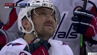 Georgiev throws stick at Ovechkin in shootout