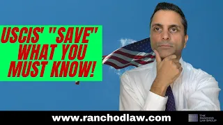 What is USCIS Save and I864 affidavit of support?