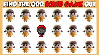 HOW GOOD ARE YOUR EYES #190 l Find The Odd Squid Game Out l Squid Game Puzzles